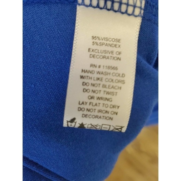 Charmosa Women Blue Casual Dress- Size Medium - Picture 11 of 12